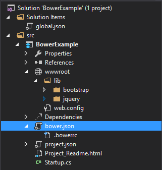 screenshot: Dependencies view